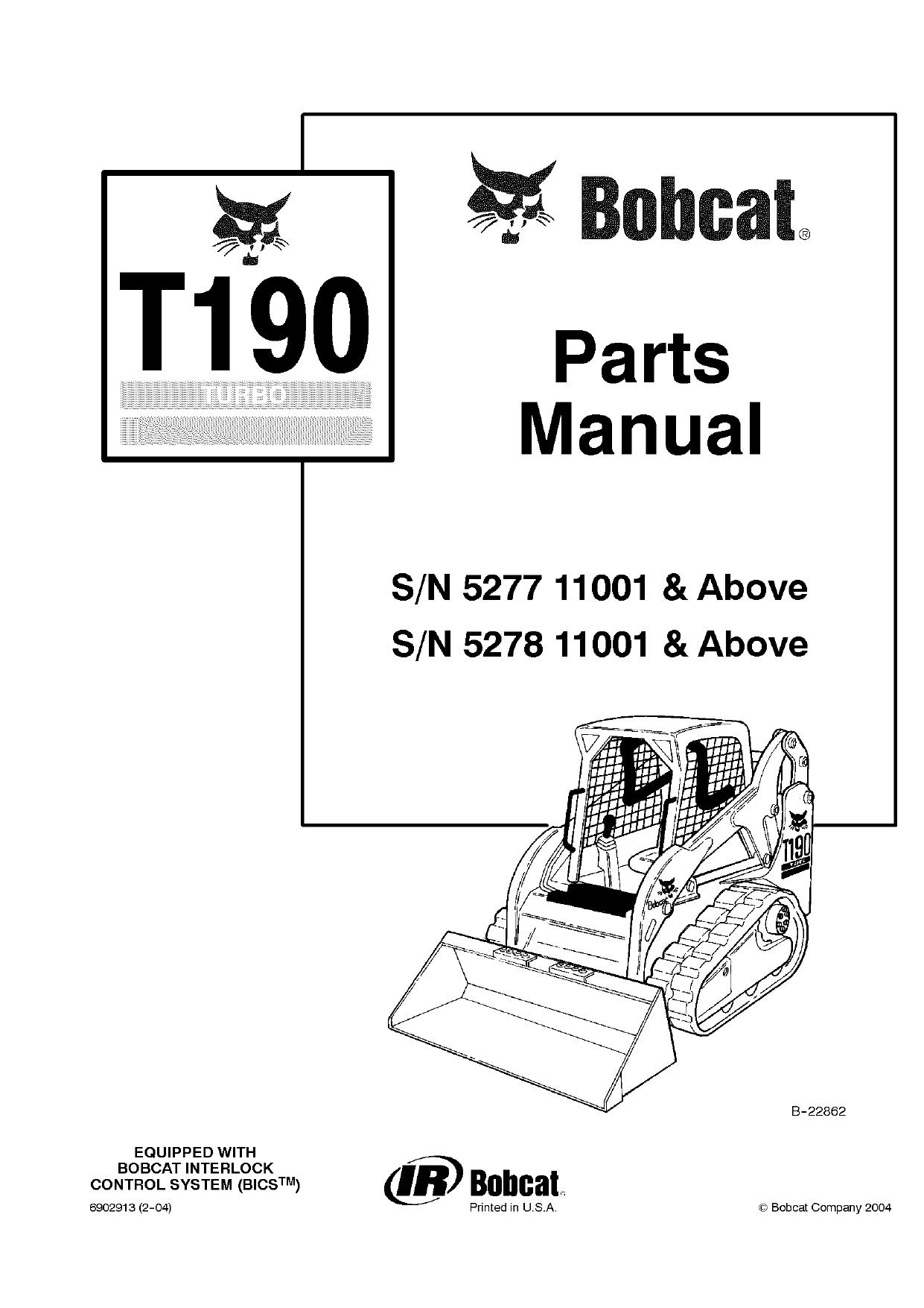 T190 G parts manual Bobcat (2)